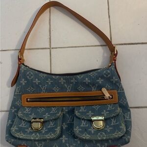 Stylish Blue Designer Shoulder Bag